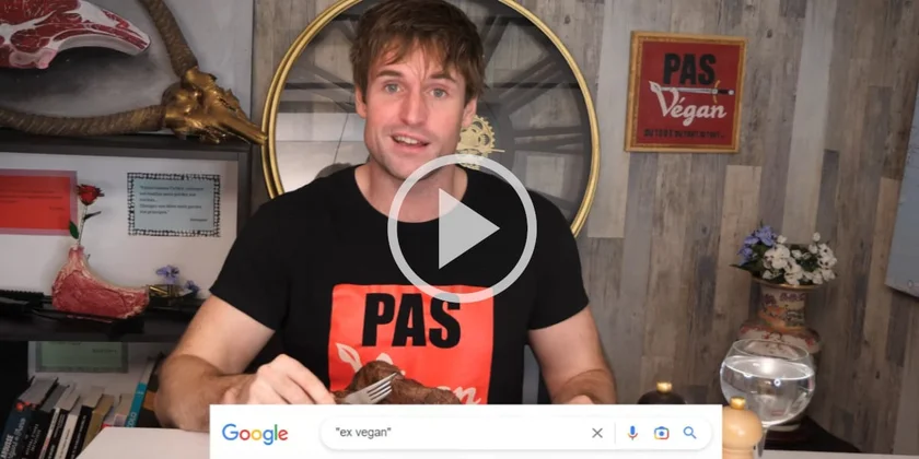 [Vidéo] « Pas végan » revient sur son expérience puisqu’il a été lui même végan