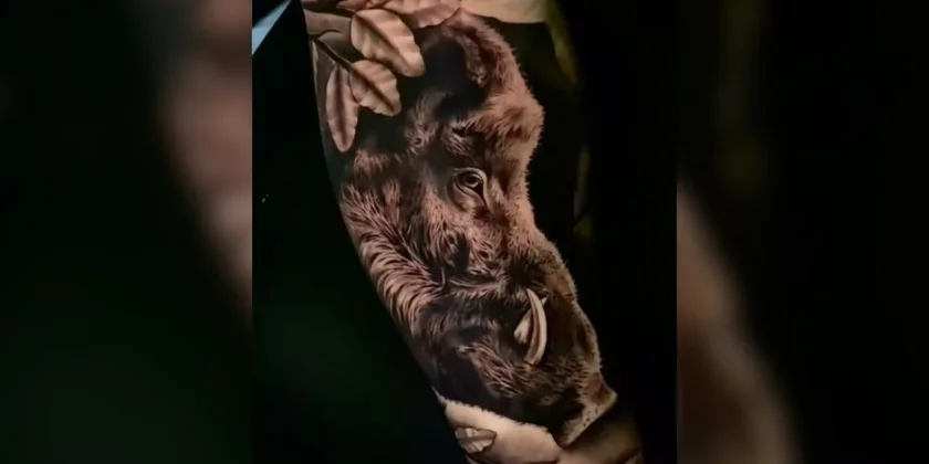 tatouage sanglier