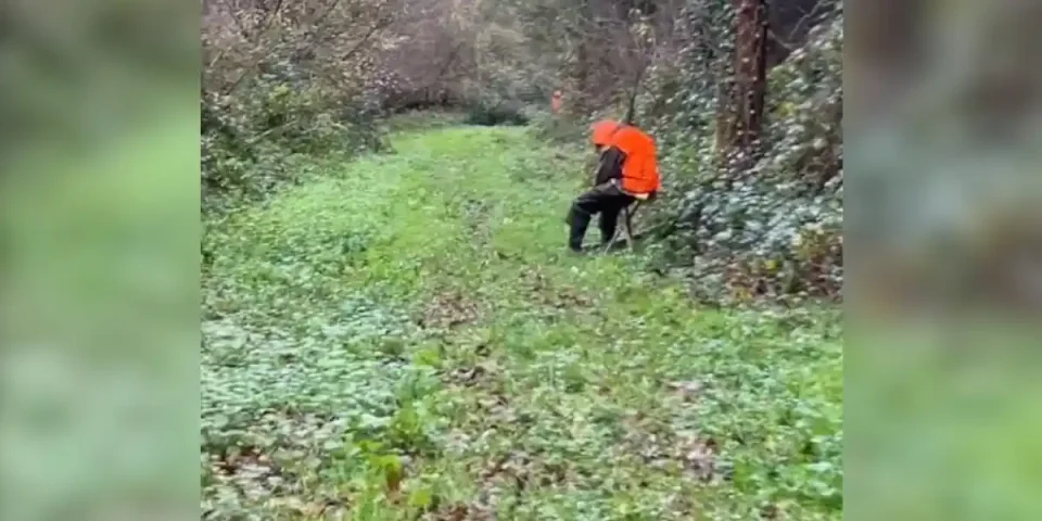 chasseur endormi