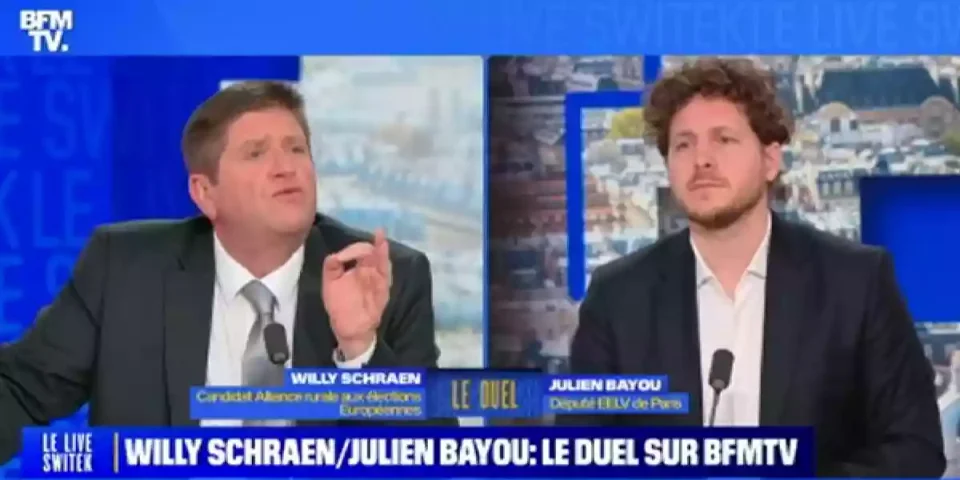 débat willy schraen vs julien bayou