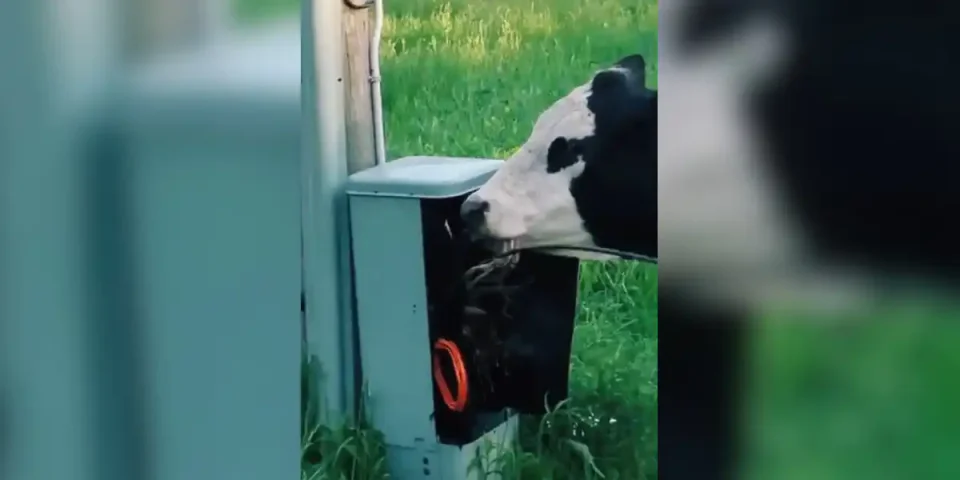 vache mange fibre optique