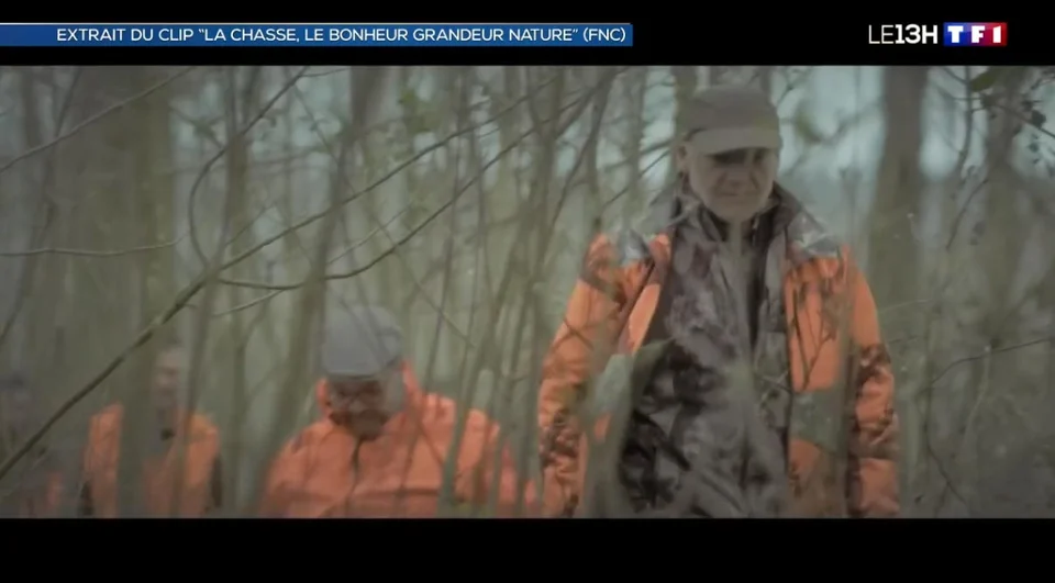 [Vidéo] la campagne de communication des chasseurs au 13h de TF1