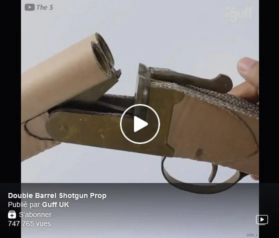 Vidéo : fabriquez votre propre fusil juxtaposé…. en carton !