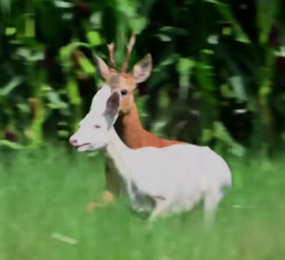 [Vidéo] Un photographe animalier fait l’observation magique d’un chevreuil blanc