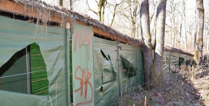 Des palombières victimes d’anti-chasse