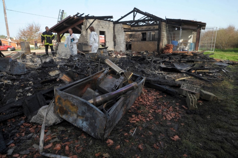 La maison de la chasse de Brocas ravagée par un incendie