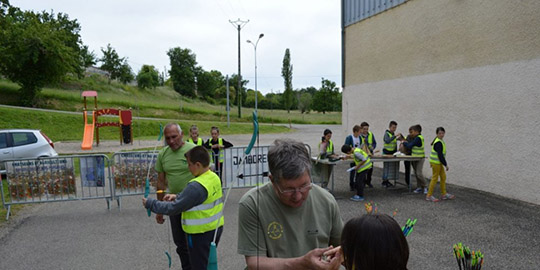 La chasse à l’arc s’invite à l’école