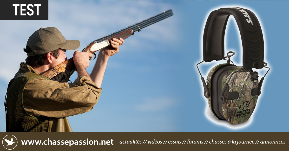 Test Casque électronique Walker's Razor Quads 360 camo Chasse Passion