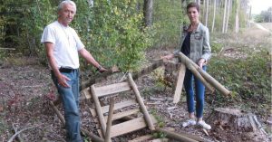 Des miradors de chasse vandalisés à Santenay en Côte-d’Or.