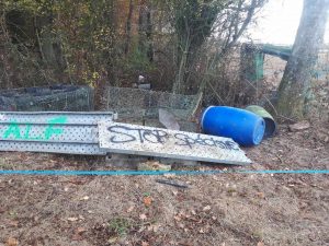 ALF détruit de nouveaux miradors en Seine et Marne