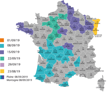 Voici les dates d'ouverture de la chasse 2019 2020