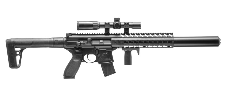 Carabine Sig Sauer MCX Co2 4,5 mm à Plombs + lunette 1-4x24WR