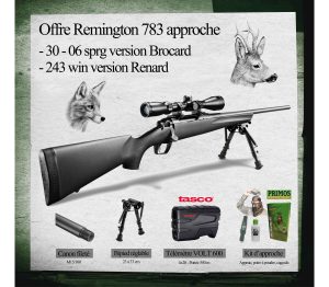 Shopping : Pack Remington affût