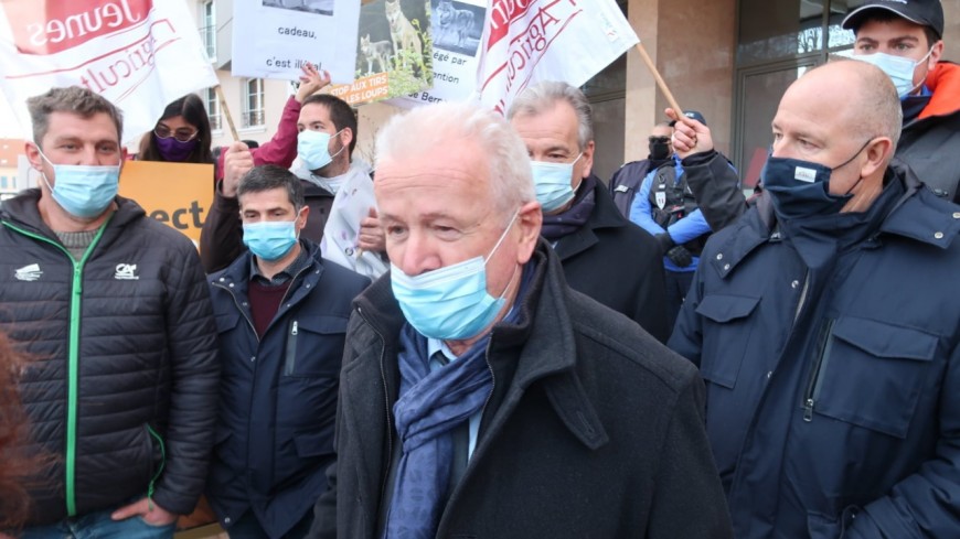 2 mois de prison avec sursis et 3500€ requis pour avoir offert une queue de loup à la préfète.