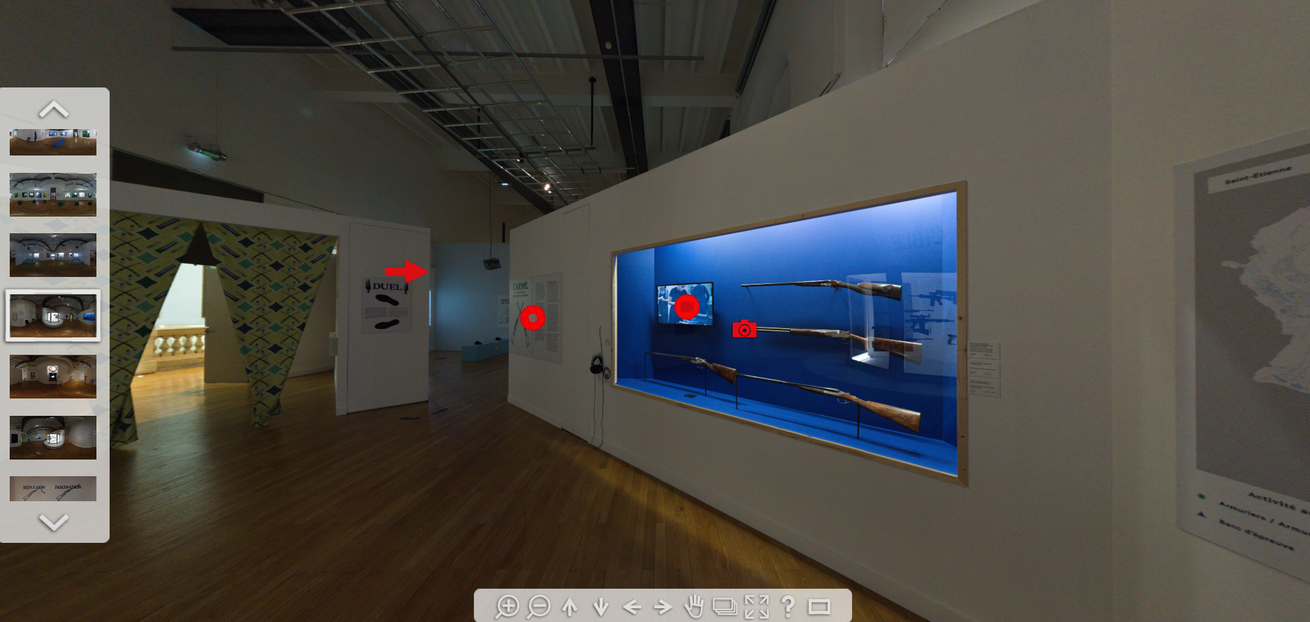 Revivez l’exposition « Armes pour cible » en visite virtuelle