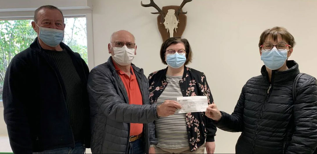 Les chasseurs collectent 800€ en faveur du Téléthon