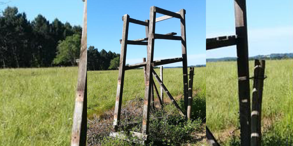 Cinq miradors abattus en Dordogne, les chasseurs dépités