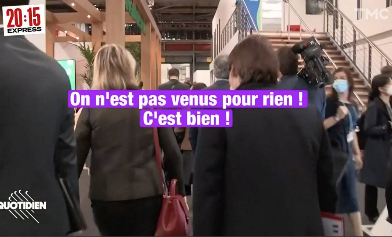 Une discussion qui ne devait pas être filmée montre les véritables motivations de Barbara Pompili à la COP26