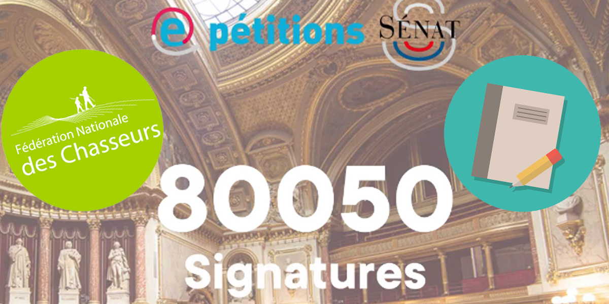 La pétition déposée par Willy Schraen sur le site du Sénat atteint les 80.000 signatures