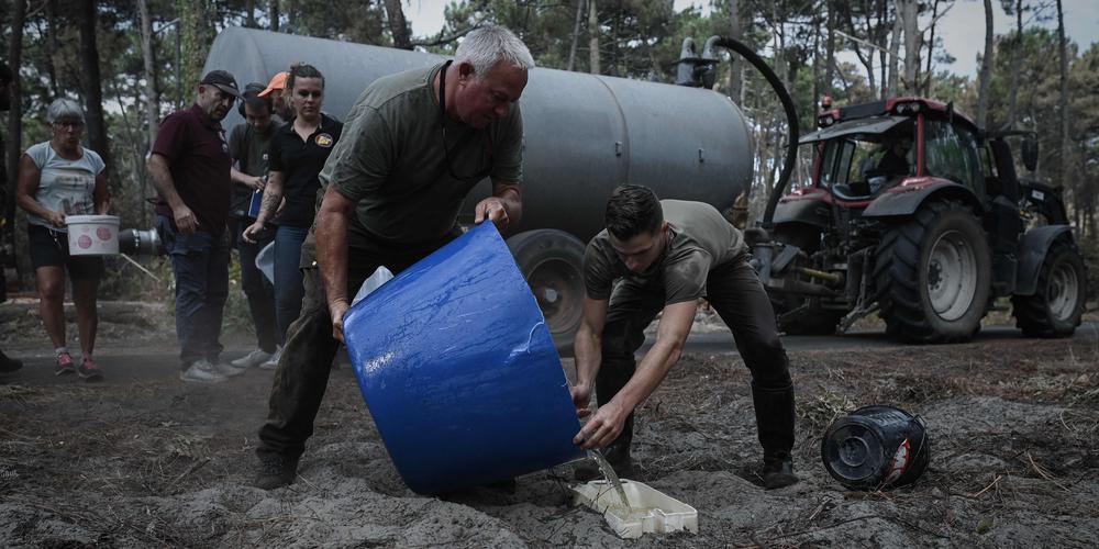 Gironde : les chasseurs au chevet de la faune installent des points d’eau