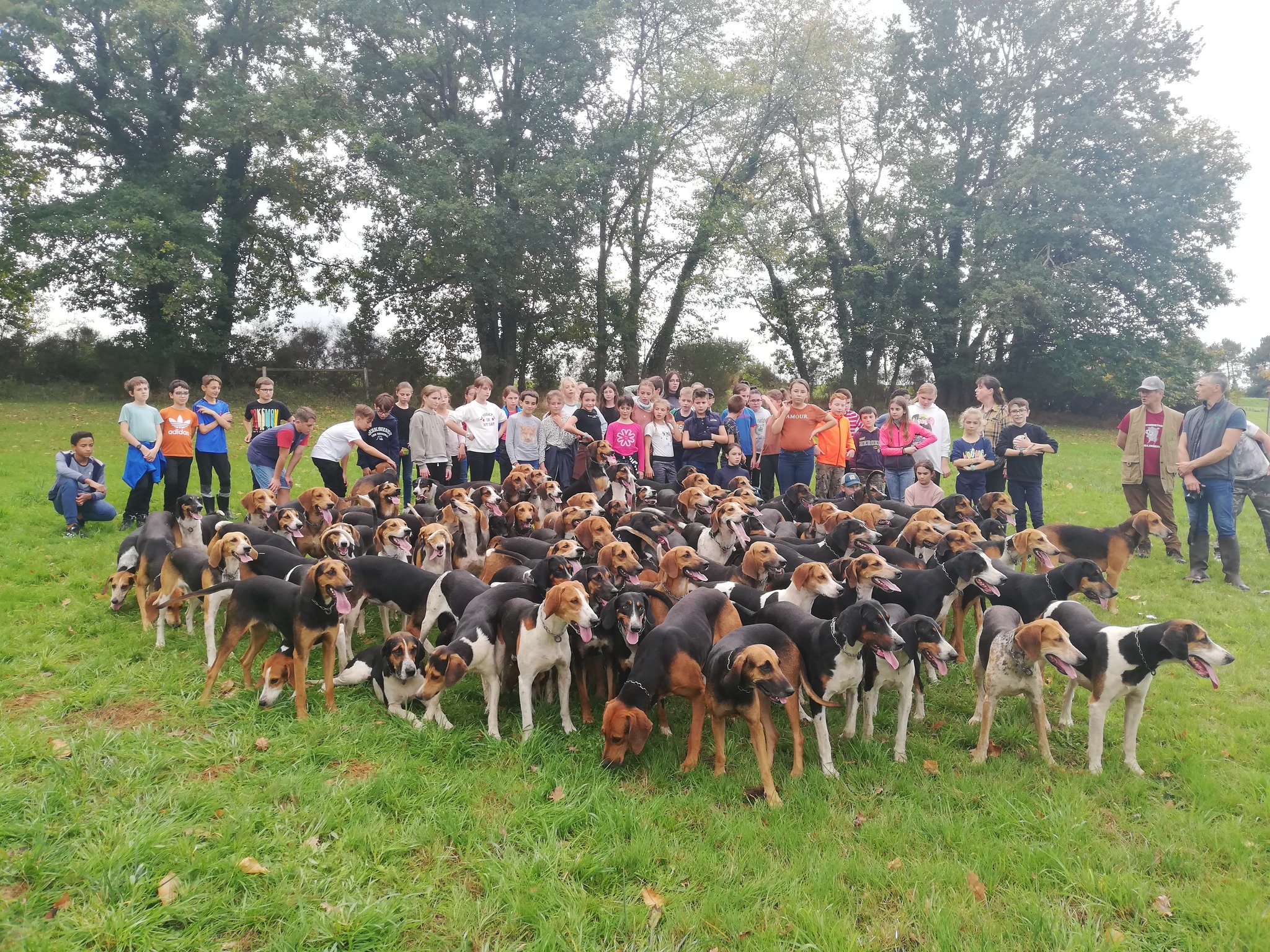 50 élèves ont participé à une journée pour rencontrer les chasseurs dans le Maine-et-Loire