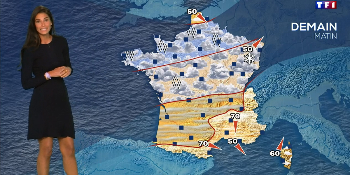 Une présentatrice conseille d’arrêter totalement la consommation de viande pendant sa météo