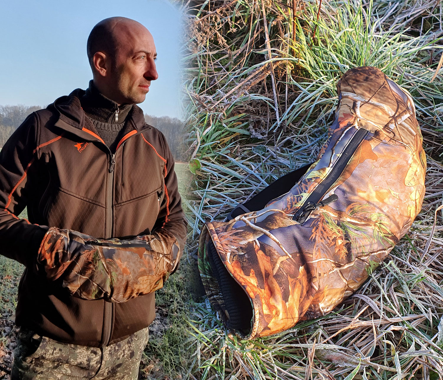 Manchon Chauffant, 3 Niveaux Réglables Pour Chauffe-mains Avec 3 Panneaux  Chauffants électriques En Fibre De Carbone Et étanche Pour La Chasse En  Plein Air, Le Camping, 