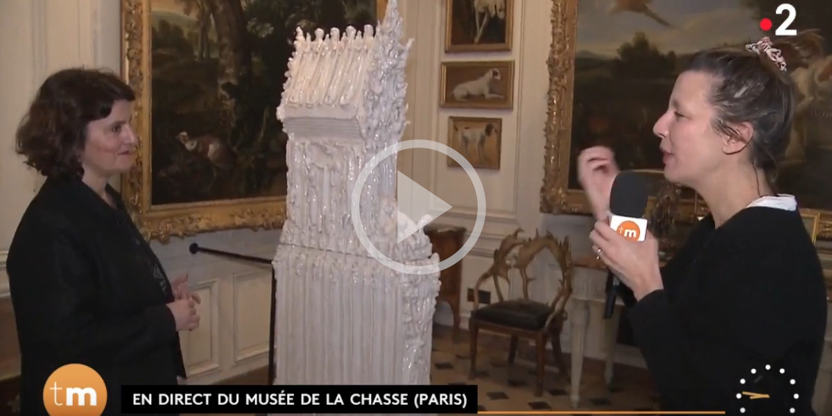 [Vidéo] Passage éclair au musée de la chasse dans Télématin