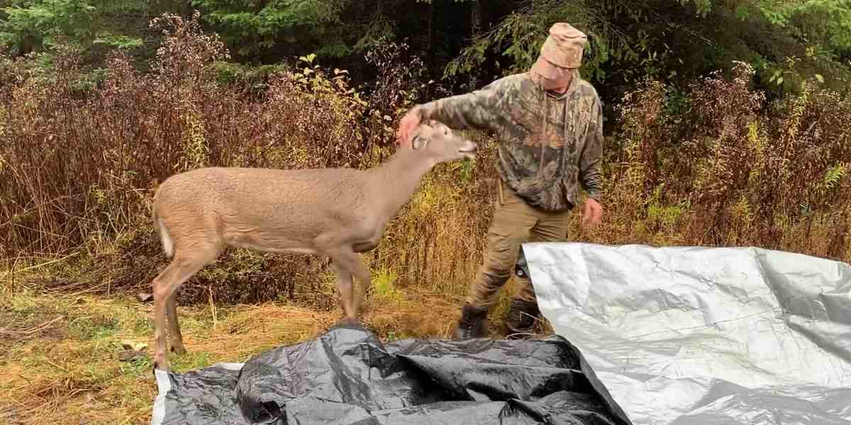 [Vidéo] Un couple range ses affaires de chasse quand il reçoit une visite étonnante