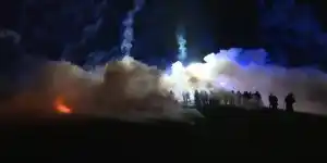 CRS vs agriculteurs Ariege