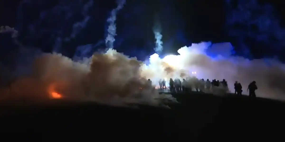 CRS vs agriculteurs Ariege