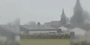 harde cervides pres du village