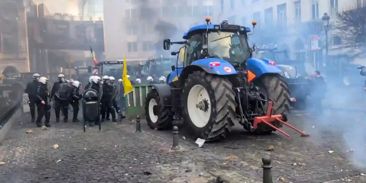 Les agriculteurs sont montés à Bruxelles pour faire entendre leur colère