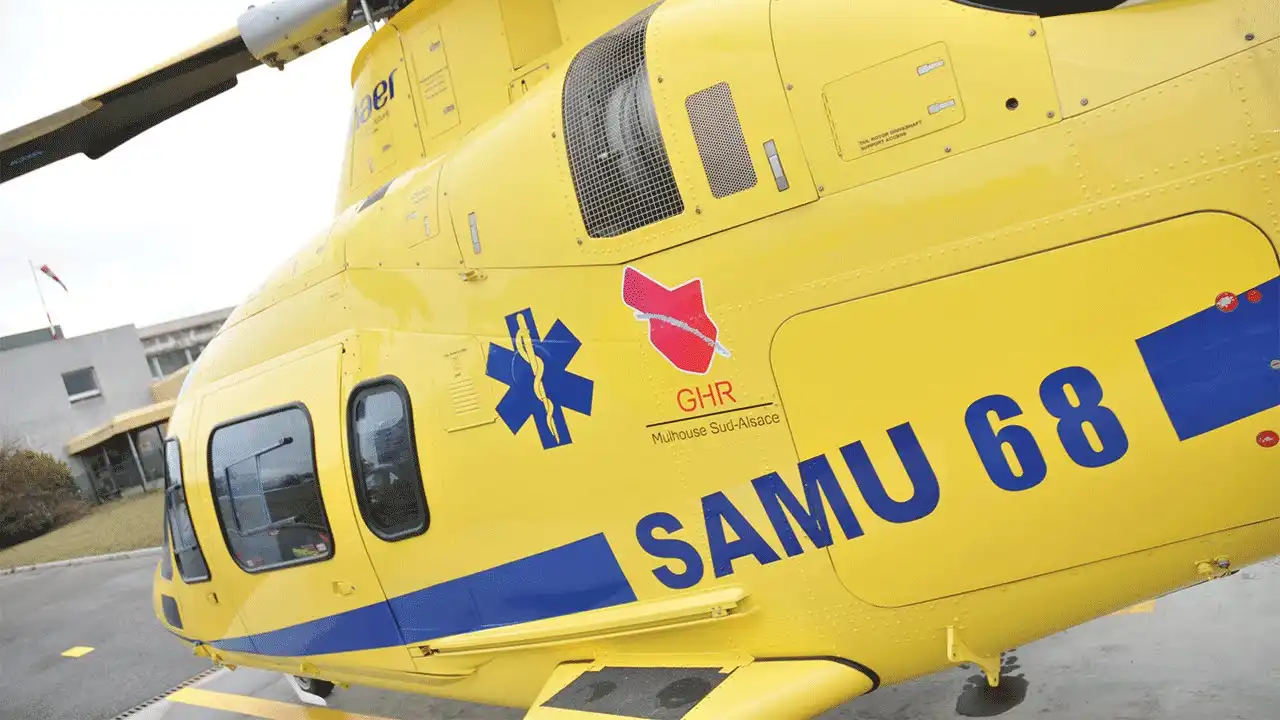 Haut-Rhin : un motard percute un sanglier de plein fouet et est évacué en hélicoptère par le SAMU