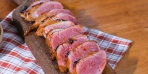 cerf grille sauce bbq-