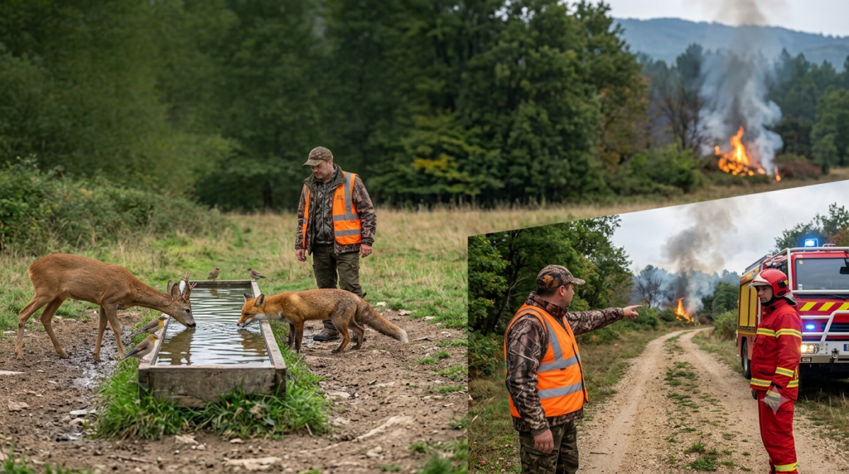 Les chasseurs, entre aide à la faune sauvage et soutien aux pompiers : heureusement qu&rsquo;ils sont là