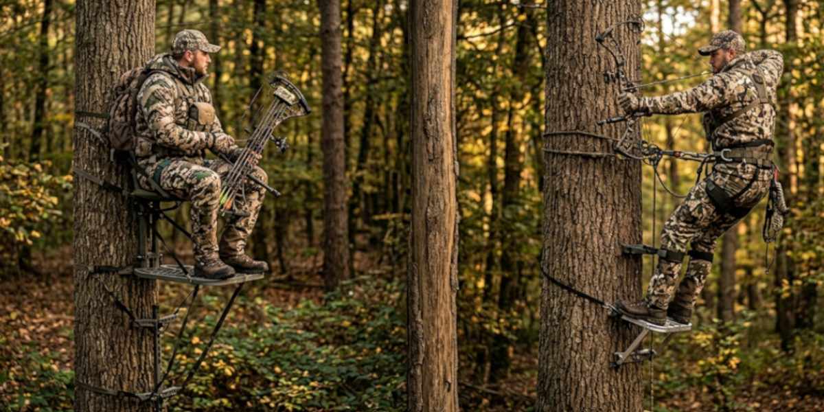 Treestand ou saddle : deux logiques bien différentes pour chasser en hauteur à l’arc
