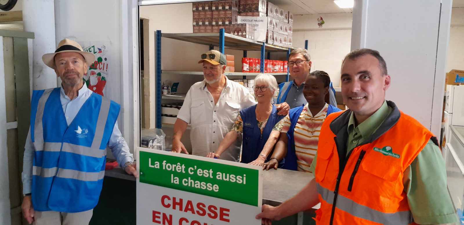L&rsquo;ONF offre plus de 1000 kilos de viande au Secours Populaire Français