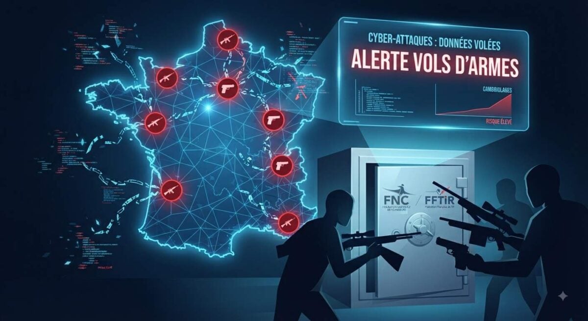 Fuites de données de la FFTir, FNC, SIA : les vols d’armes se multiplient