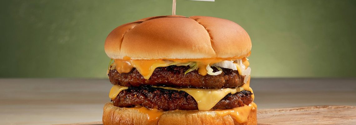 Beyond Burger avec drapeau