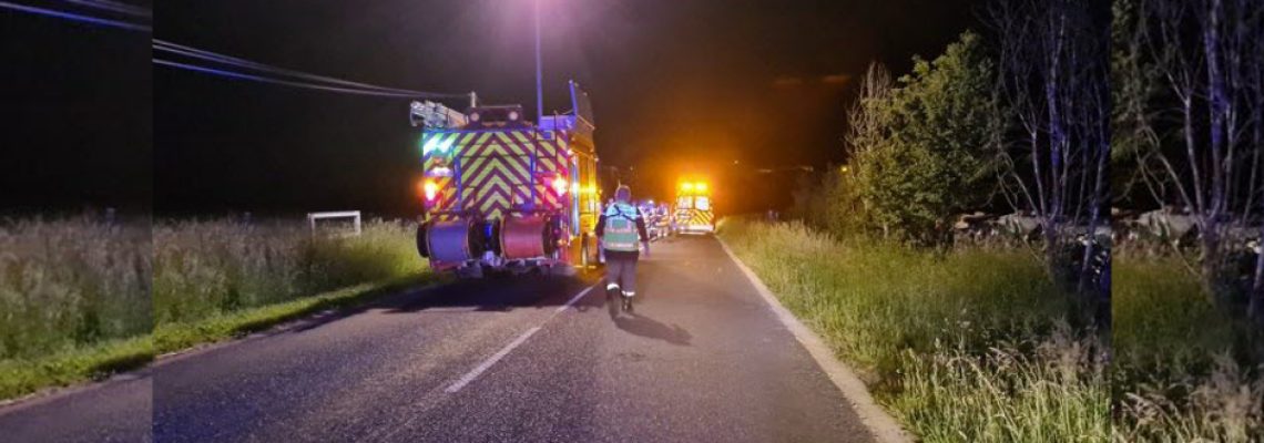 accident moto chevreuil vosges