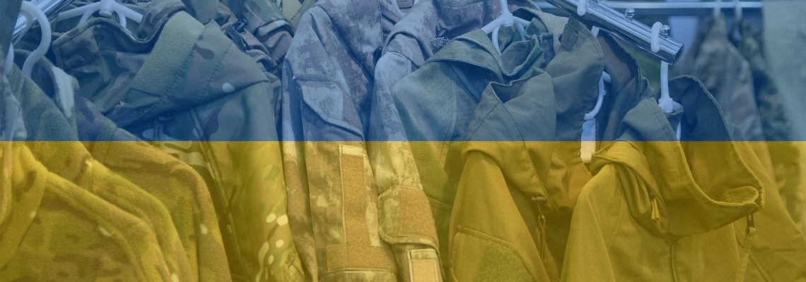 collecte de vêtements de chasse pour l'Ukraine