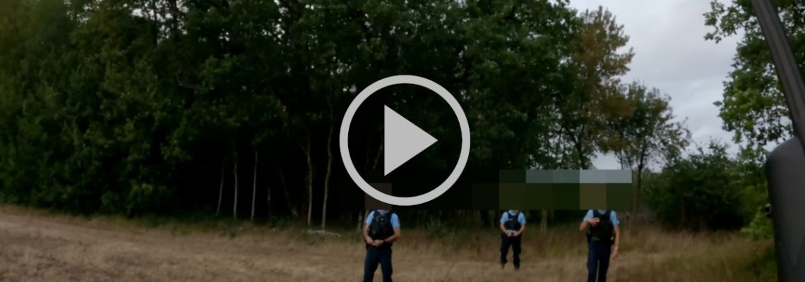controle de gendarmerie pendant une chasse à l'affut