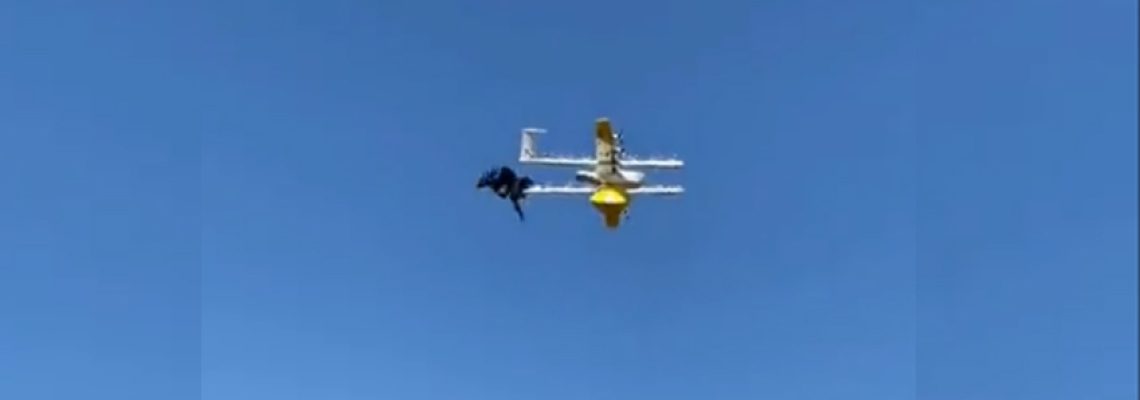 corbeau attaque drone