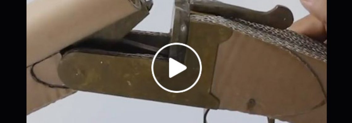 Vidéo : fabriquez votre propre fusil juxtaposé.... en carton ! - Chasse
