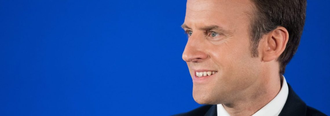 Paris,,France,-,April,8,,2017,:,Emmanuel,Macron,Speaking