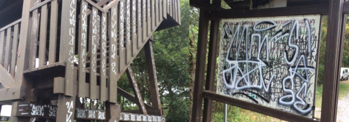 observatoire de la Fédération des chasseurs des Landes vandalisé