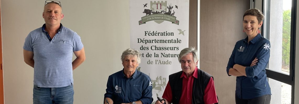 partenariat chasseurs de l'aude et PNR
