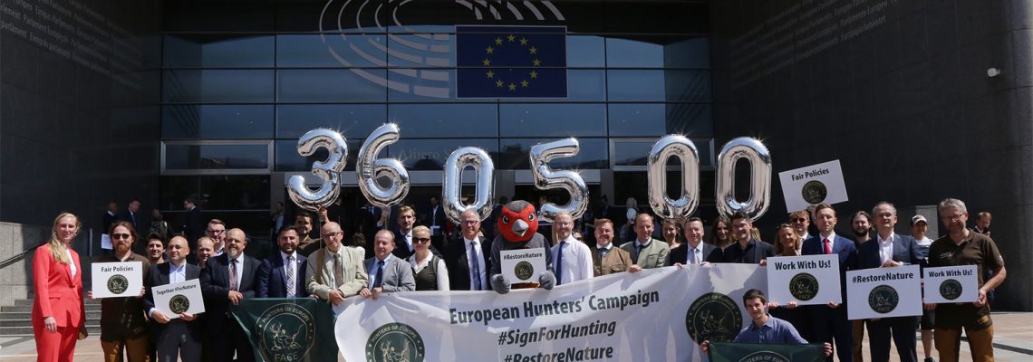 pétition de la FACE pour la chasse en europe