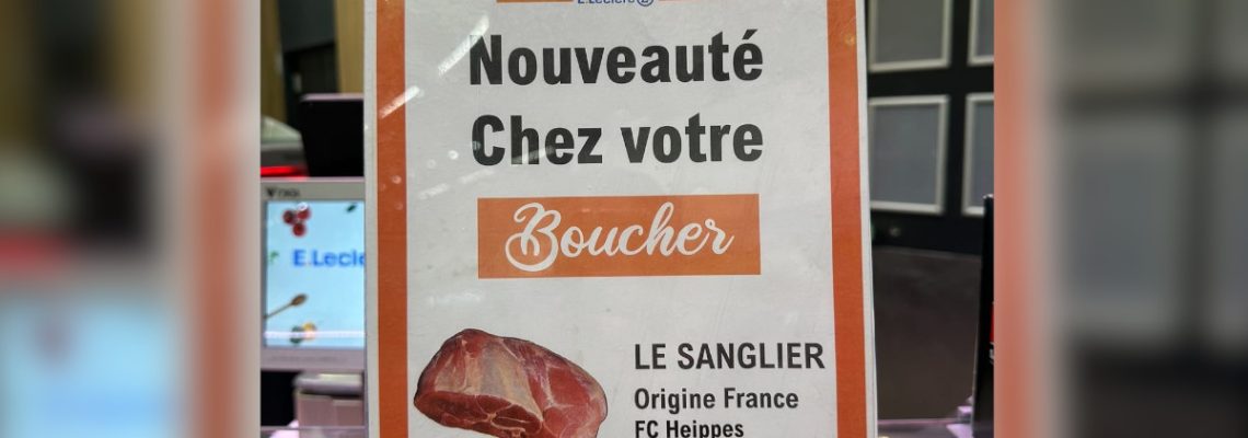 venaison vendue dans les magasins Leclerc